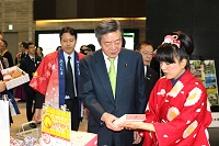 福島物産展への訪問