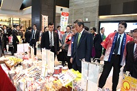 福島物産展への訪問