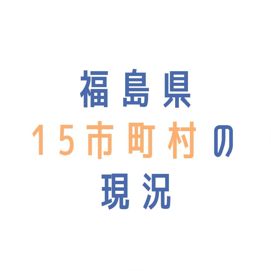 福島県15市町村の現況