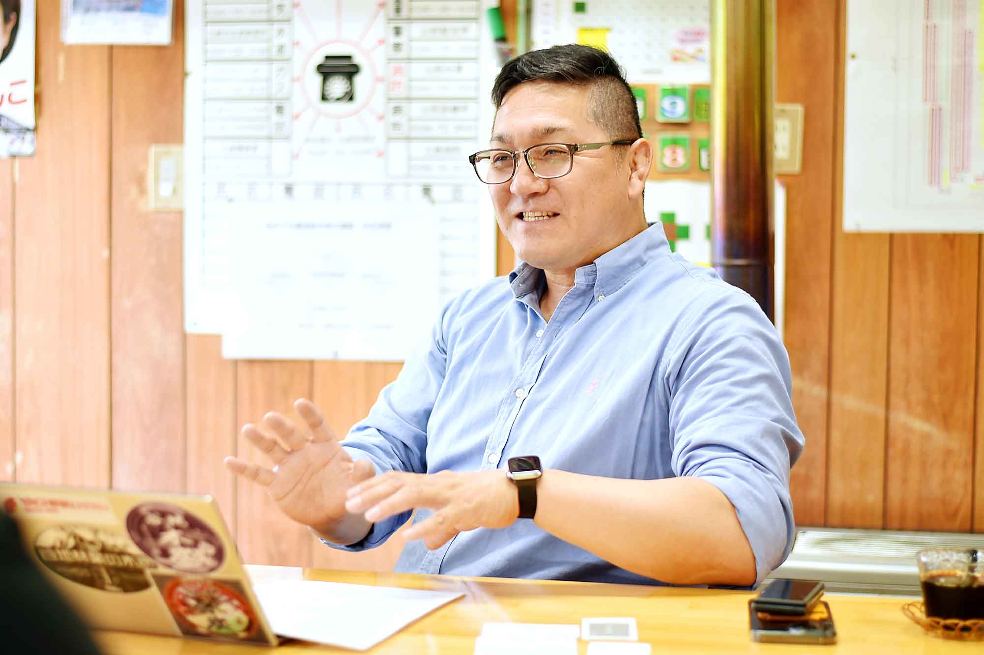 代表取締役の谷地譲氏