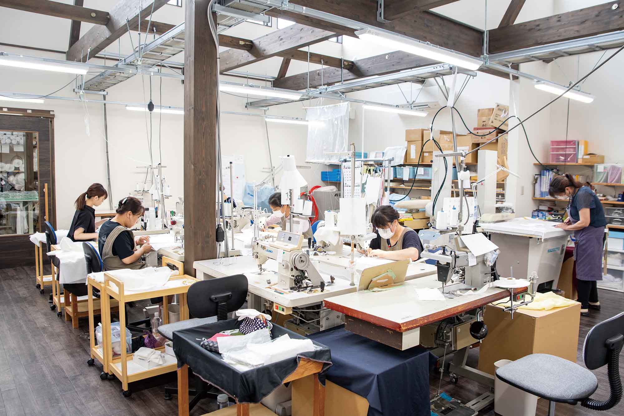 新たなアイデアをすぐに実現可能にした縫製工場「ソーイング花蛍(はなぼたる)」