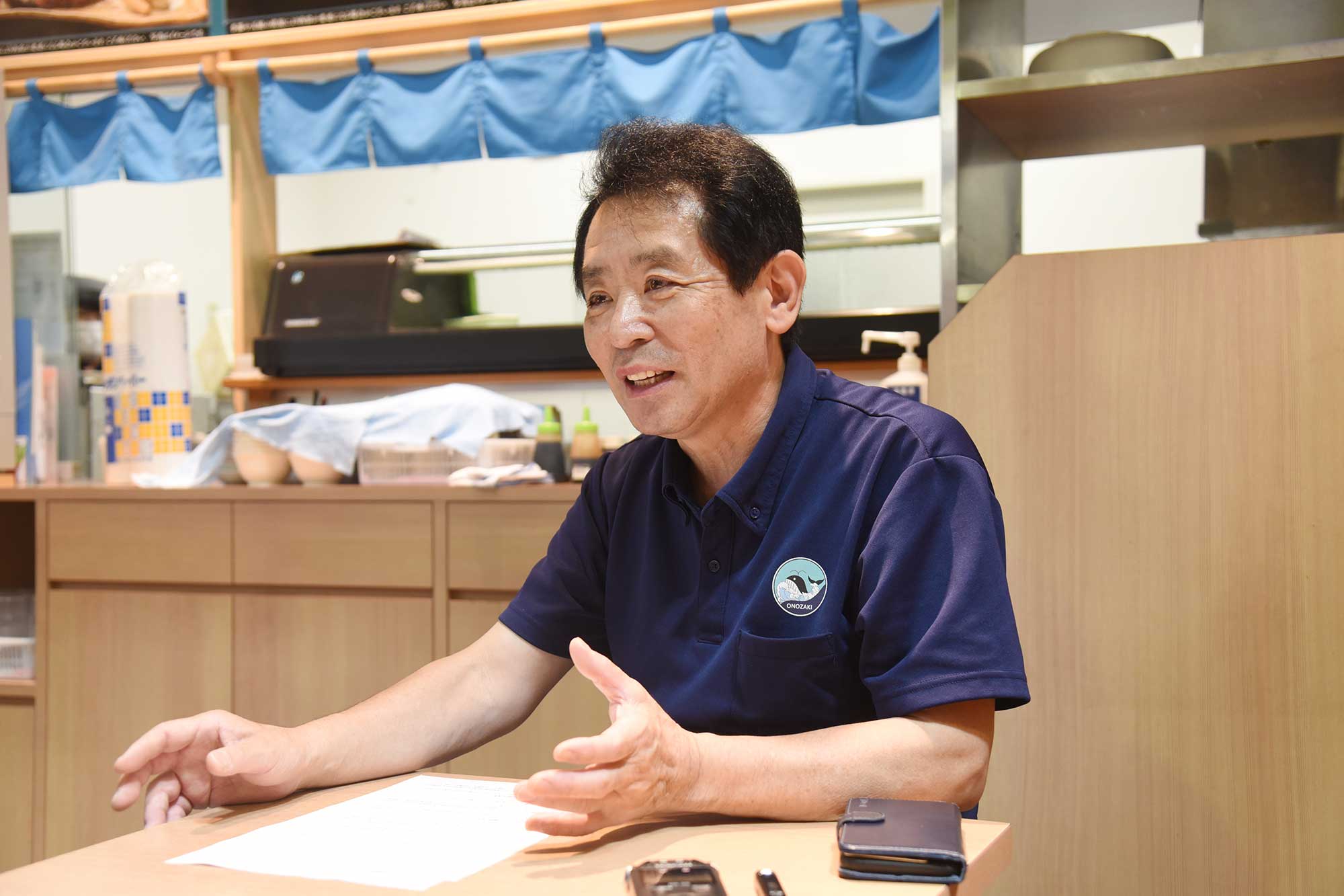 代表取締役社長の小野崎幸雄氏